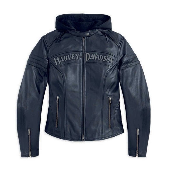 Harley Davidson Miss Enthusiast Leather Jacket - Picture 4 of 7